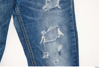 Clothes  300 blue jeans with holes casual clothing distressed denim 0007.jpg